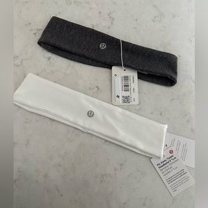 (2) lululemon headbands NWT